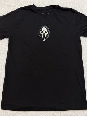 Scream Ghost Face Call Me Black T-Shirt Size Medium